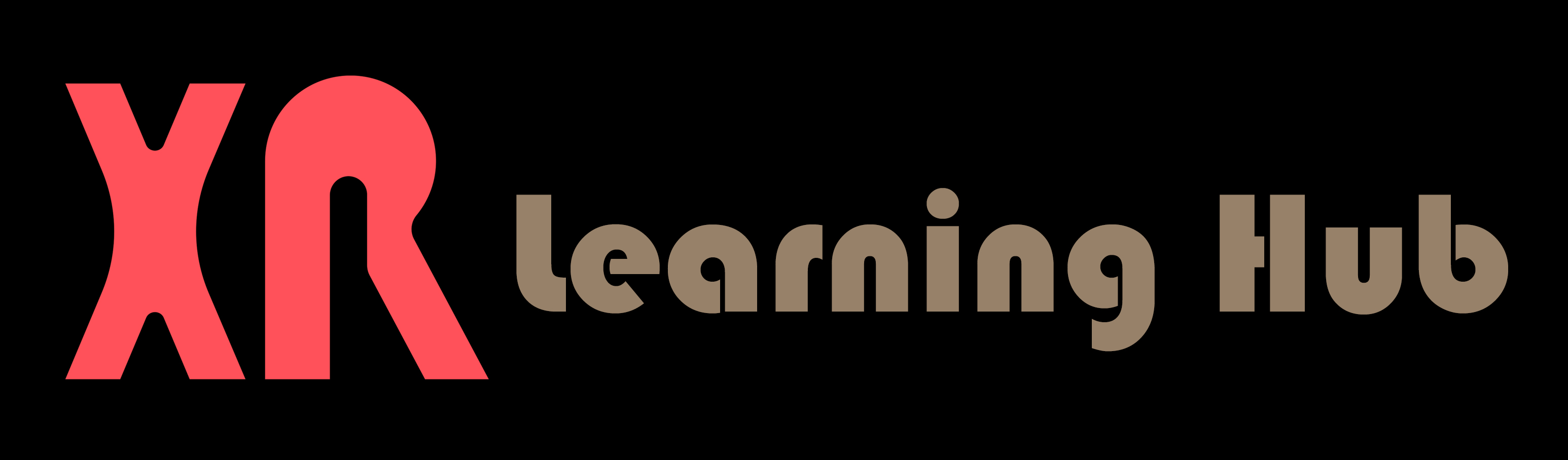 XR Learning Hub logo - one line